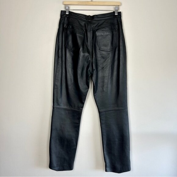 SAN Francisco Vintage Y2K Genuine black leather pants - Picture 2 of 7